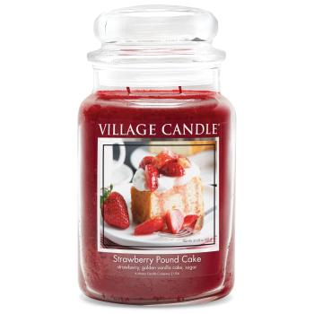 Village Candle Dome 602g - Strawberry Pound Cake